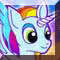 Flappy Rainbow Pony